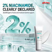 APLB Glutathione Niacinamide Eye Cream 20ml ad — Declared niacinamide concentration