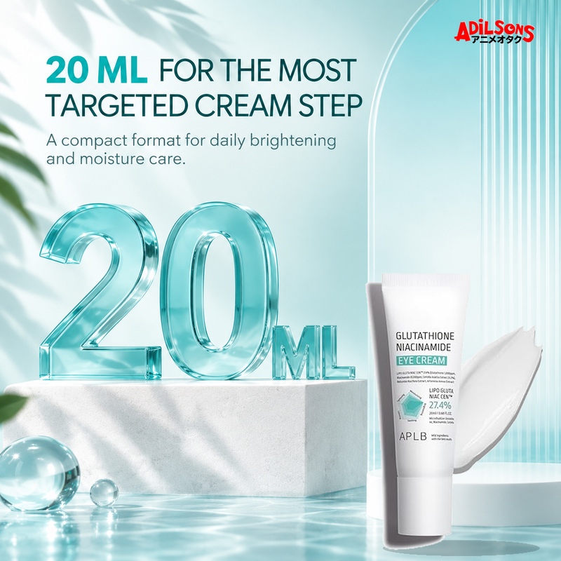 APLB Glutathione Niacinamide Eye Cream 20ml ad — Exact 20 ml size