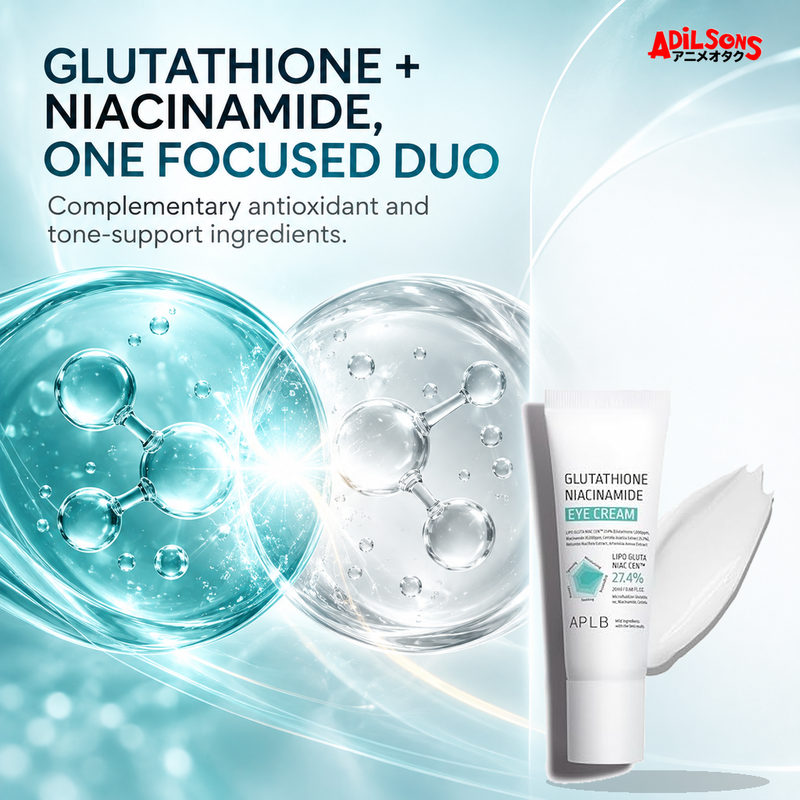 APLB Glutathione Niacinamide Eye Cream 20ml ad — Glutathione-niacinamide duo