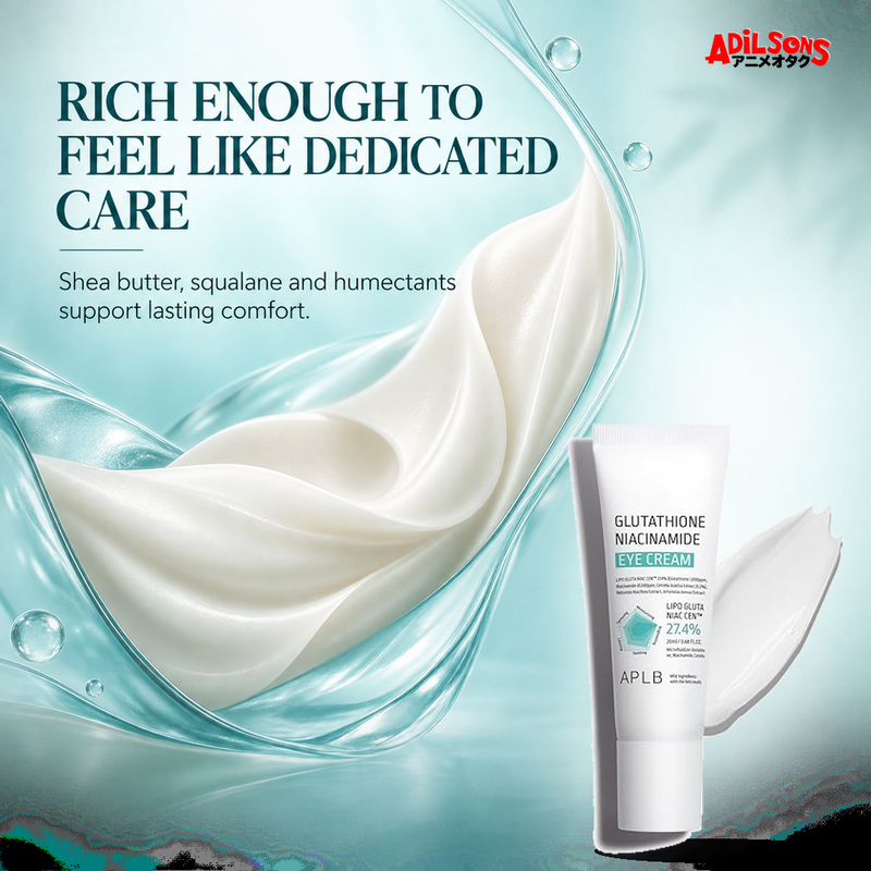 APLB Glutathione Niacinamide Eye Cream 20ml ad — Rich dedicated care