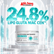 Adilsons creative for APLB Glutathione Niacinamide Facial Cream 55ml — 24.8% LIPO GLUTA NIAC CEN™.