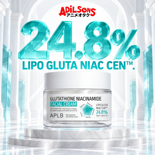 Adilsons creative for APLB Glutathione Niacinamide Facial Cream 55ml — 24.8% LIPO GLUTA NIAC CEN™.