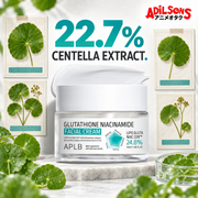 Adilsons creative for APLB Glutathione Niacinamide Facial Cream 55ml — 22.7% CENTELLA EXTRACT.