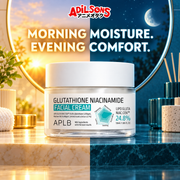 Adilsons creative for APLB Glutathione Niacinamide Facial Cream 55ml — MORNING MOISTURE. EVENING COMFORT.