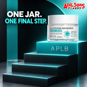 Adilsons creative for APLB Glutathione Niacinamide Facial Cream 55ml — ONE JAR. ONE FINAL STEP.