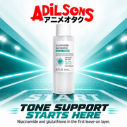 Adilsons Beauty APLB Glutathione Niacinamide Facial Toner 160ml ad: TONE SUPPORT STARTS HERE / Niacinamide and glutathione in the first leave-on layer.