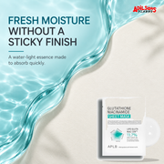APLB Glutathione Niacinamide Sheet Mask 25ml ad — Non-sticky moisture