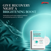 APLB Glutathione Niacinamide Sheet Mask 25ml ad — Recovery-night booster