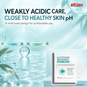 APLB Glutathione Niacinamide Sheet Mask 25ml ad — Weakly acidic design