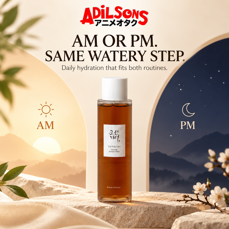Beauty of Joseon Ginseng Essence Water 150ml sales creative: Am Or Pm. Same Watery Step.
