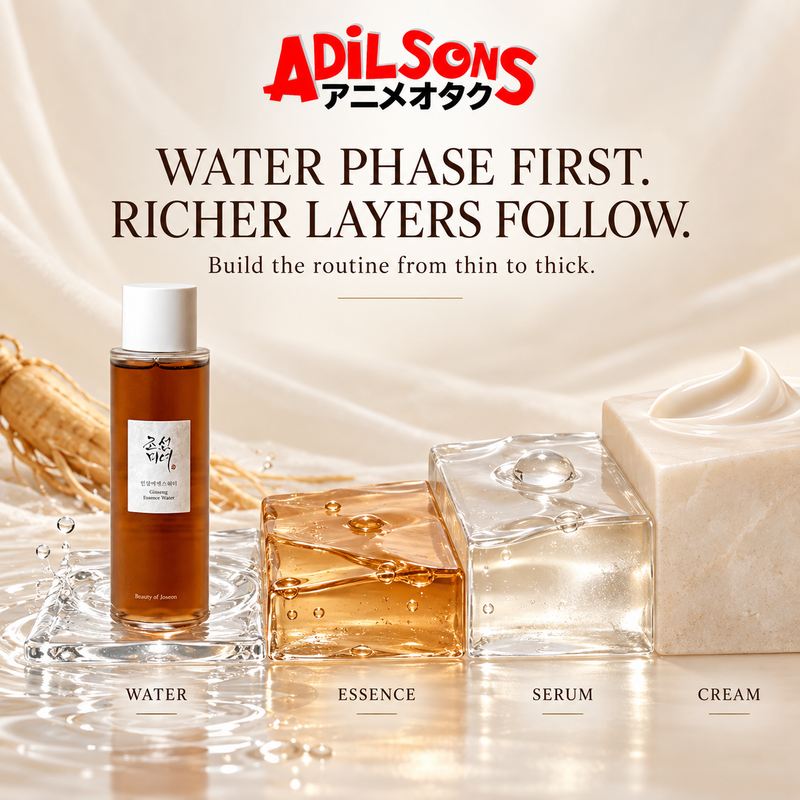 Beauty of Joseon Ginseng Essence Water 150ml sales creative: Water Phase First. Richer Layers Follow.
