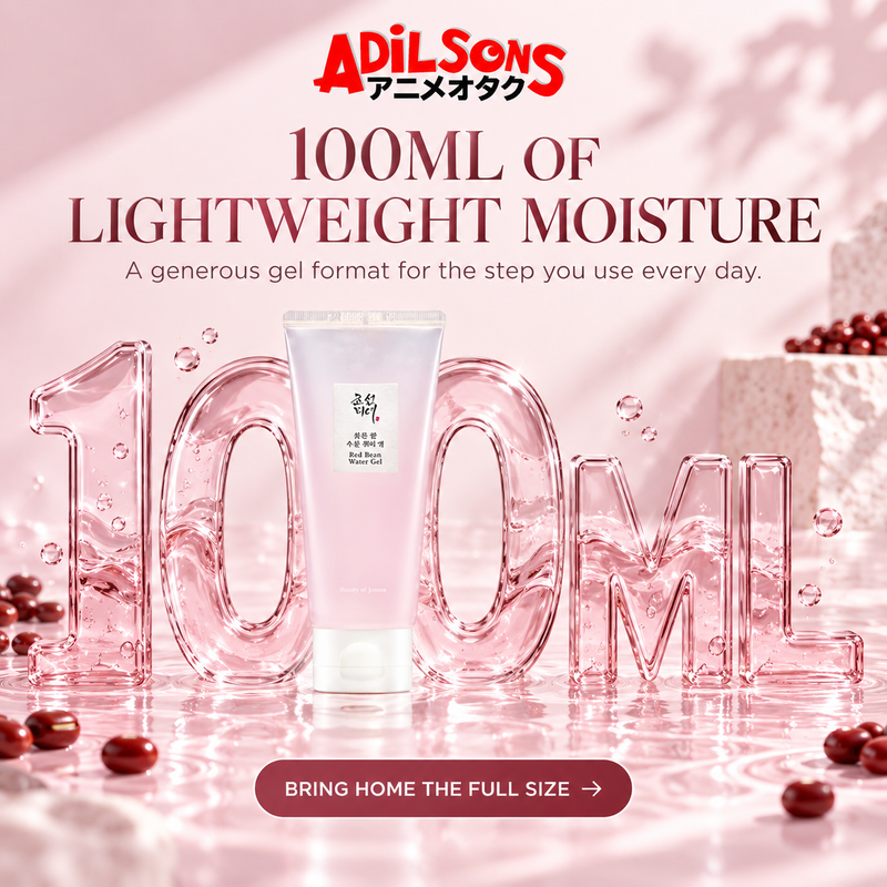 Adilsons creative for Beauty of Joseon Red Bean Water Gel 100ml — 100ML OF LIGHTWEIGHT MOISTURE
