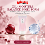 Adilsons creative for Beauty of Joseon Red Bean Water Gel 100ml — OIL-MOISTURE BALANCE, IN GEL FORM