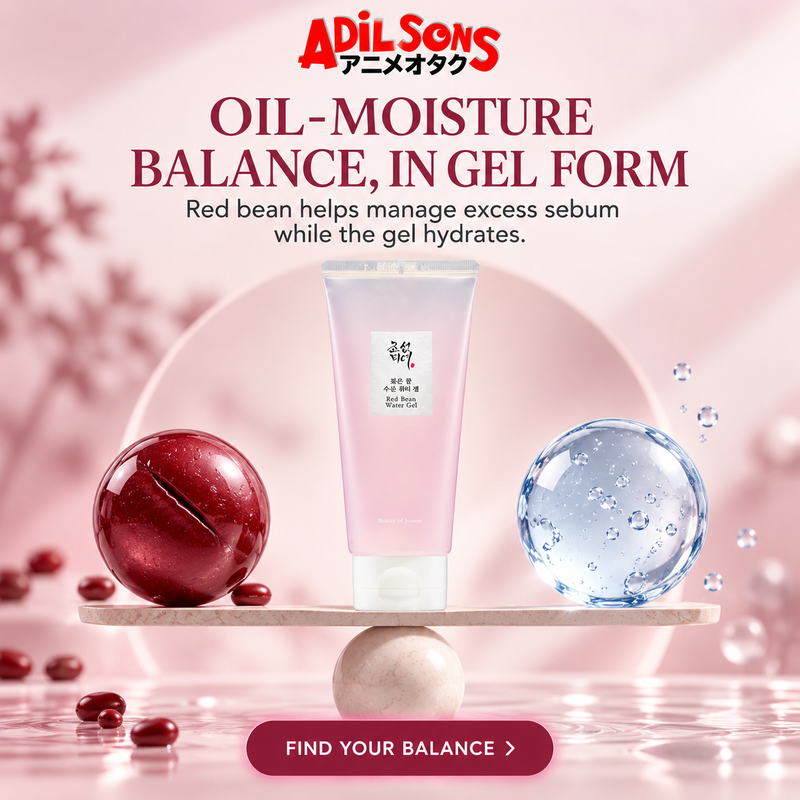 Adilsons creative for Beauty of Joseon Red Bean Water Gel 100ml — OIL-MOISTURE BALANCE, IN GEL FORM