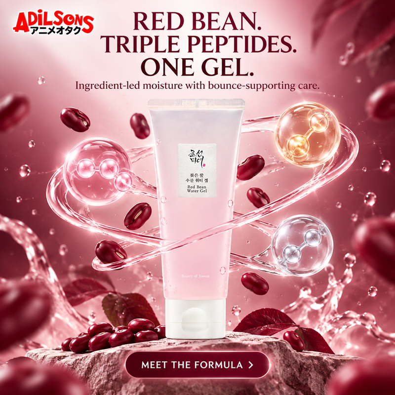 Adilsons creative for Beauty of Joseon Red Bean Water Gel 100ml — RED BEAN. TRIPLE PEPTIDES. ONE GEL.