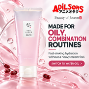 Adilsons creative for Beauty of Joseon Red Bean Water Gel 100ml — MADE FOR OILY, COMBINATION ROUTINES