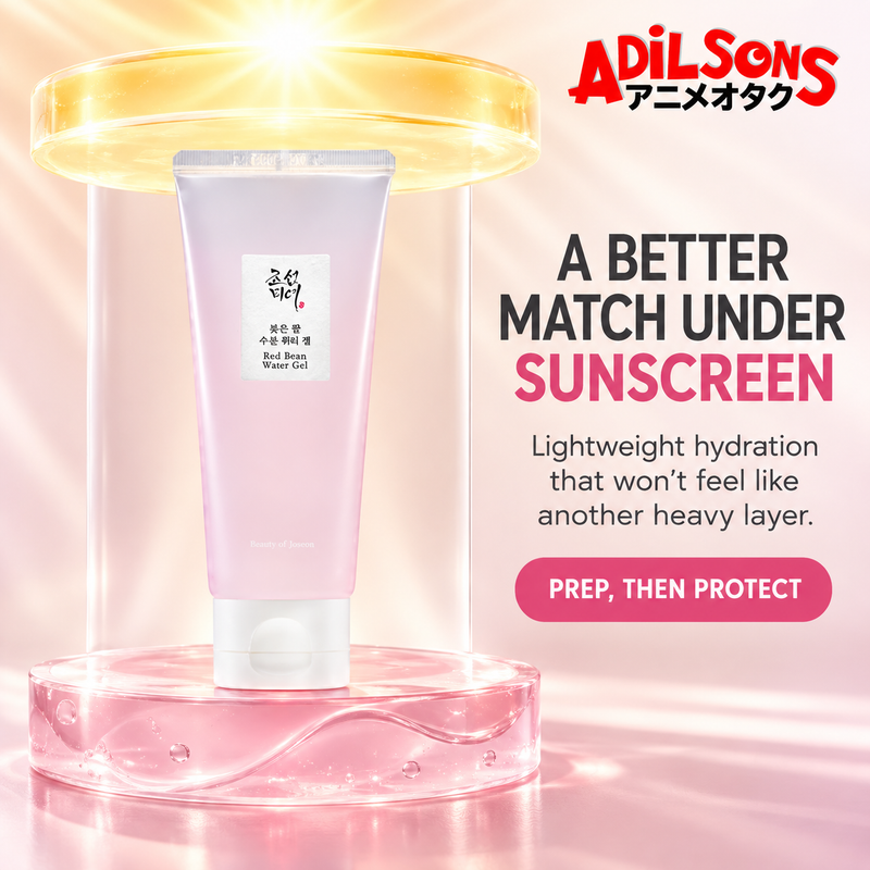 Adilsons creative for Beauty of Joseon Red Bean Water Gel 100ml — A BETTER MATCH UNDER SUNSCREEN