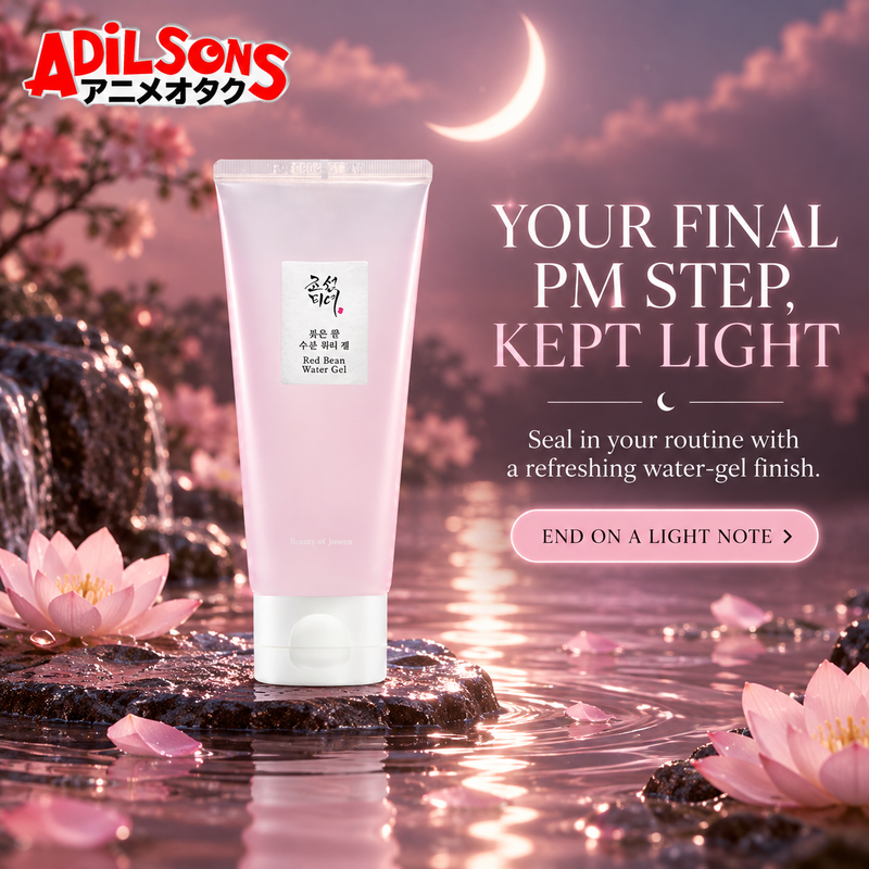 Adilsons creative for Beauty of Joseon Red Bean Water Gel 100ml — YOUR FINAL PM STEP, KEPT LIGHT