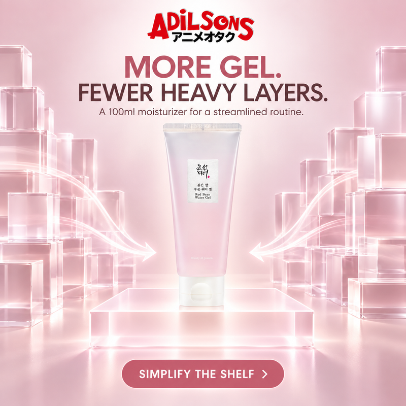 Adilsons creative for Beauty of Joseon Red Bean Water Gel 100ml — MORE GEL. FEWER HEAVY LAYERS.