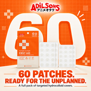 CARE ZONE Cover & Cure Anti-Blemish Patch 60EA ad: 60 PATCHES. READY FOR THE UNPLANNED.