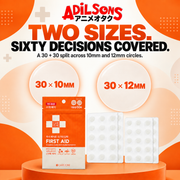 CARE ZONE Cover & Cure Anti-Blemish Patch 60EA ad: TWO SIZES. SIXTY DECISIONS COVERED.