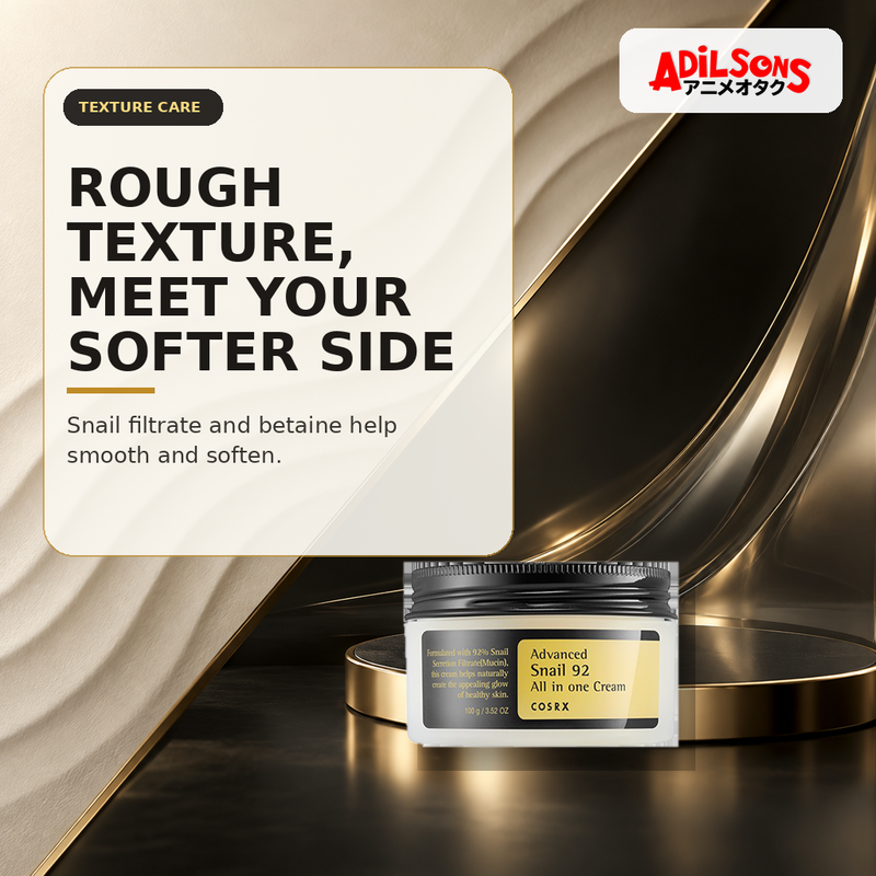 COSRX Advanced Snail 92 All In One Cream 100g ad — Smoother softer-looking texture