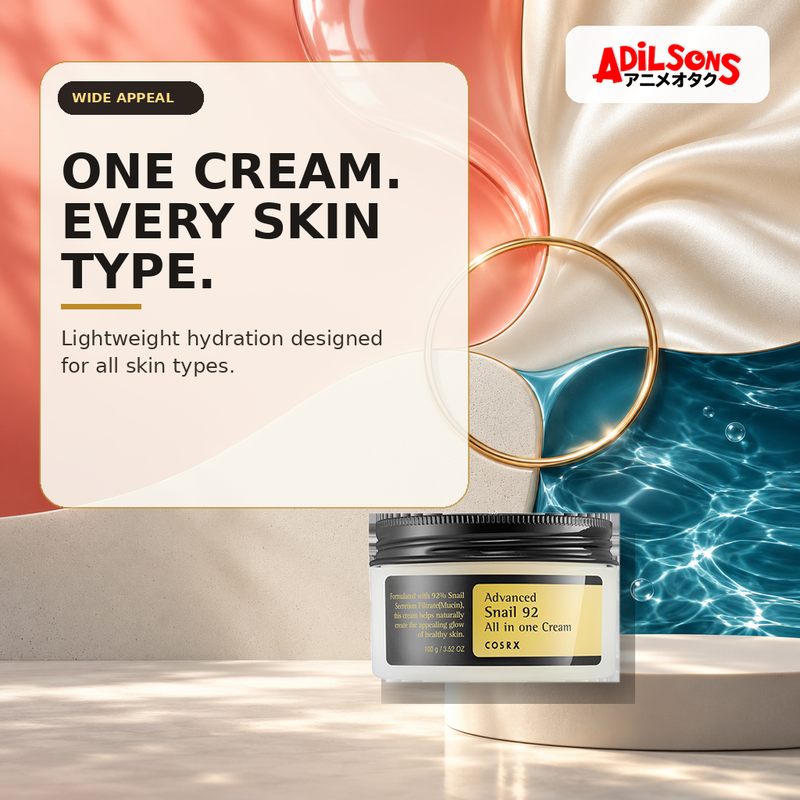 COSRX Advanced Snail 92 All In One Cream 100g ad — All skin types