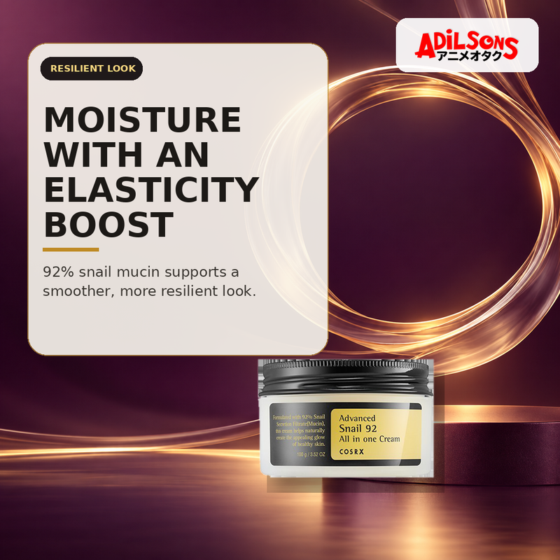 COSRX Advanced Snail 92 All In One Cream 100g ad — Elasticity support