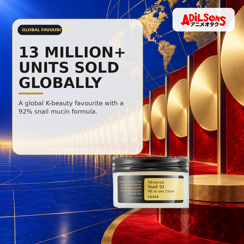 COSRX Advanced Snail 92 All In One Cream 100g ad — Global K-beauty social proof