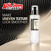 Adilsons creative for COSRX Advanced Snail 96 Mucin Power Essence 100ml — MAKE UNEVEN TEXTURE LOOK SMOOTHER.