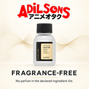 Adilsons Beauty COSRX Advanced Snail 96 Mucin Power Essence 30ml ad: FRAGRANCE-FREE / No parfum in the declared ingredient list.