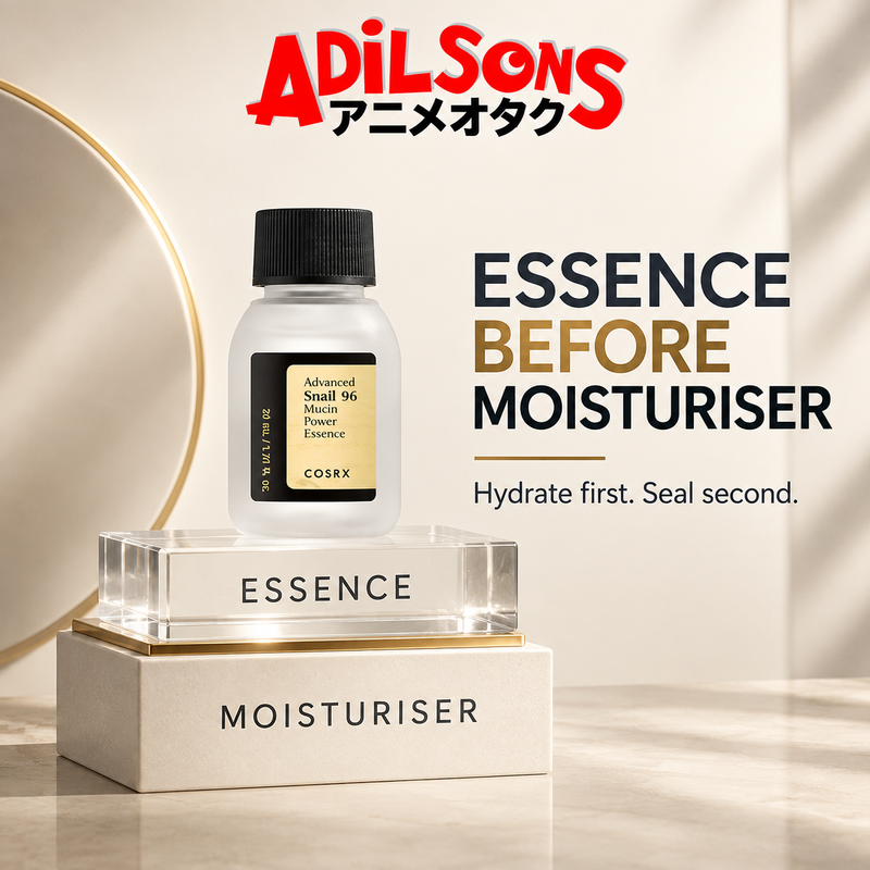 Adilsons Beauty COSRX Advanced Snail 96 Mucin Power Essence 30ml ad: ESSENCE BEFORE MOISTURISER / Hydrate first. Seal second.