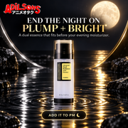 Adilsons creative for COSRX Advanced Snail Radiance Dual Essence 80ml — END THE NIGHT ON PLUMP + BRIGHT