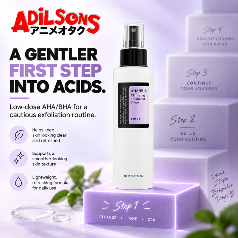 A gentler first step into acids with COSRX clarifying toner