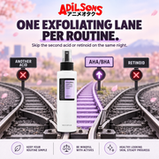 Choose one exfoliating active lane per routine