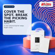COSRX Clear Fit Master Patch 18EA ad — Physical barrier from touching
