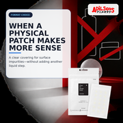 COSRX Clear Fit Master Patch 18EA ad — Physical care rather than liquid formula