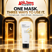 COSRX Full Fit Propolis Honey Overnight Mask ad: ONE MASK. THREE WAYS TO USE IT.