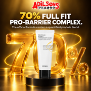 COSRX Full Fit Propolis Honey Overnight Mask ad: 70% FULL FIT PRO-BARRIER COMPLEX.