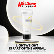 COSRX Full Fit Propolis Honey Overnight Mask ad: LIGHTWEIGHT IS PART OF THE APPEAL.