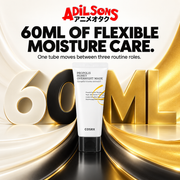 COSRX Full Fit Propolis Honey Overnight Mask ad: 60ML OF FLEXIBLE MOISTURE CARE.