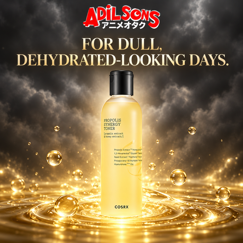 Adilsons creative for COSRX Full Fit Propolis Synergy Toner 150ml — FOR DULL, DEHYDRATED-LOOKING DAYS.
