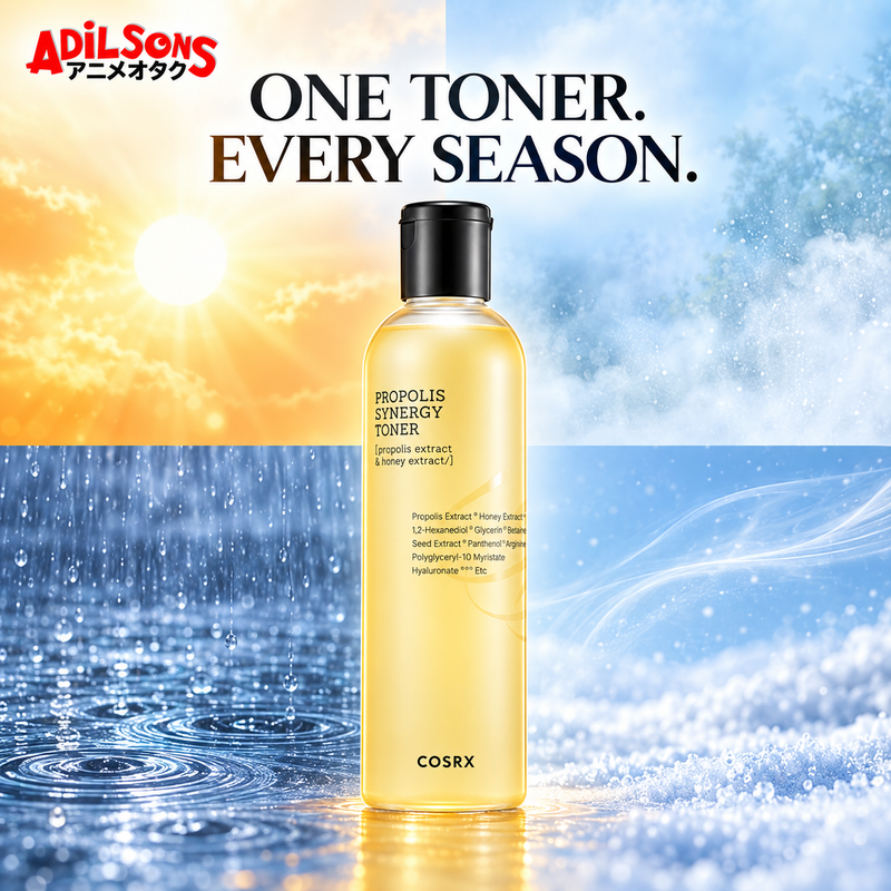 Adilsons creative for COSRX Full Fit Propolis Synergy Toner 150ml — ONE TONER. EVERY SEASON.