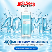 Adilsons creative for COSRX Low pH Niacinamide Micellar Cleansing Water 400ml — 400ML OF EASY CLEANSING