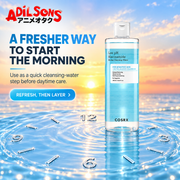 Adilsons creative for COSRX Low pH Niacinamide Micellar Cleansing Water 400ml — A FRESHER WAY TO START THE MORNING