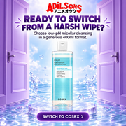 Adilsons creative for COSRX Low pH Niacinamide Micellar Cleansing Water 400ml — READY TO SWITCH FROM A HARSH WIPE?
