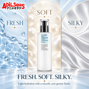 Adilsons Beauty COSRX Oil-Free Ultra-Moisturizing Lotion with Birch Sap 100ml ad: FRESH. SOFT. SILKY. / Light hydration with a smooth, non-greasy finish.
