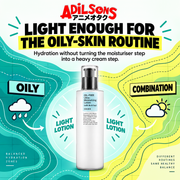 Adilsons Beauty COSRX Oil-Free Ultra-Moisturizing Lotion with Birch Sap 100ml ad: LIGHT ENOUGH FOR THE OILY-SKIN ROUTINE / Hydration without turning the moisturiser step into a heavy cream step.