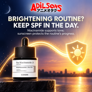 Keep sunscreen in the daytime brightening routine