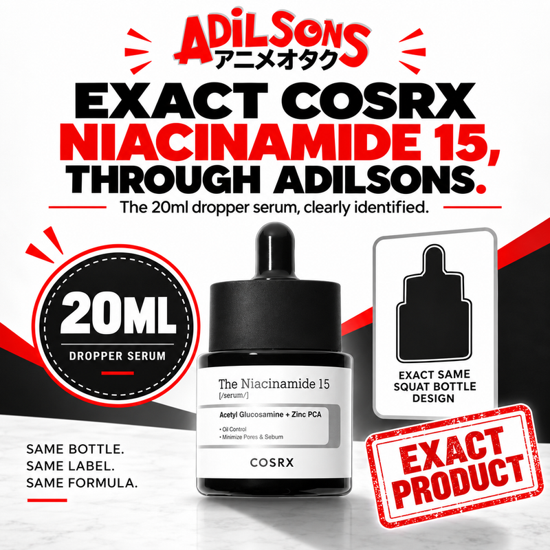 Exact COSRX Niacinamide 15 20 ml dropper serum through Adilsons